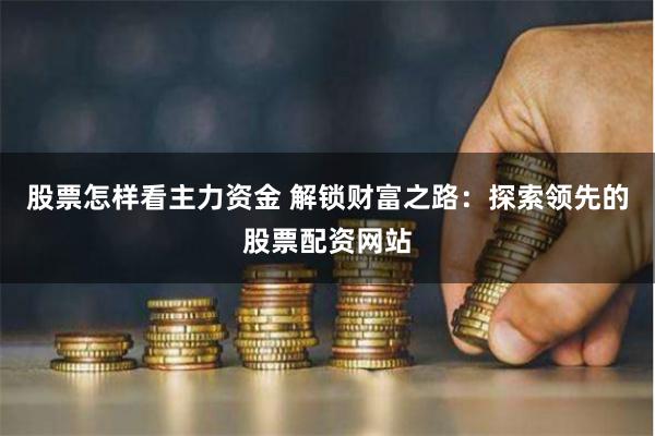 股票怎样看主力资金 解锁财富之路：探索领先的股票配资网站